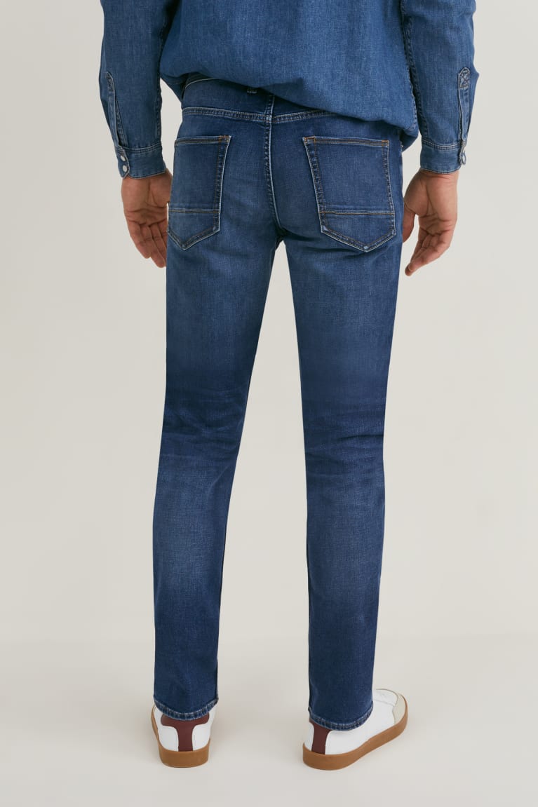 Jeans C&A Slim Coolmax® Ecomade Lycra® Azules | EHRCMN-052