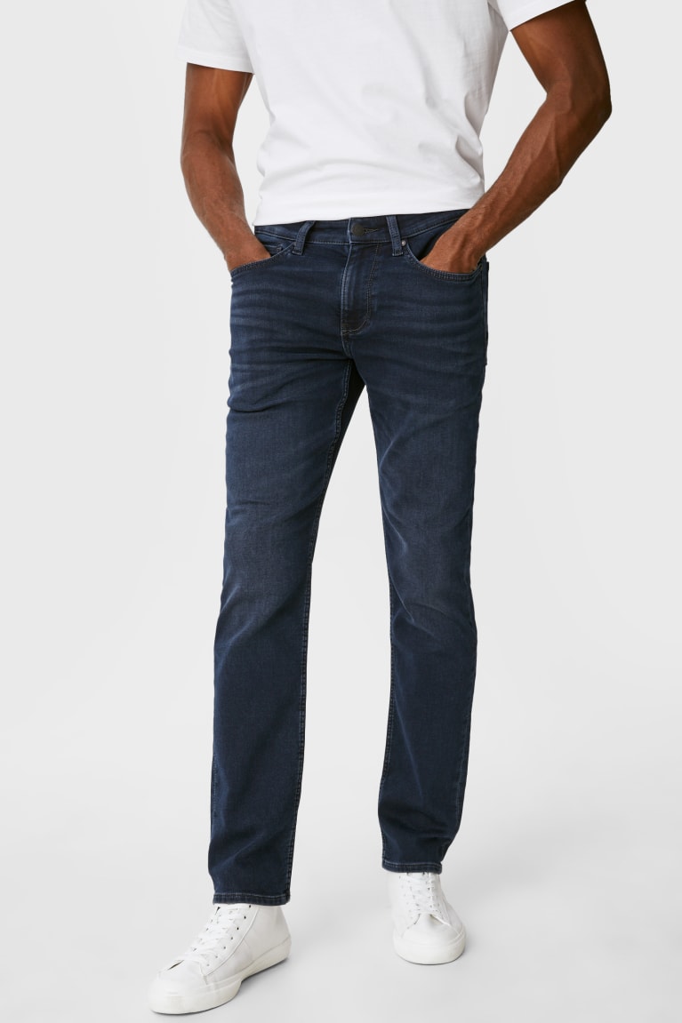 Jeans C&A Slim Flex Jog Denim Azules Azules Oscuro | AGHTEY-617