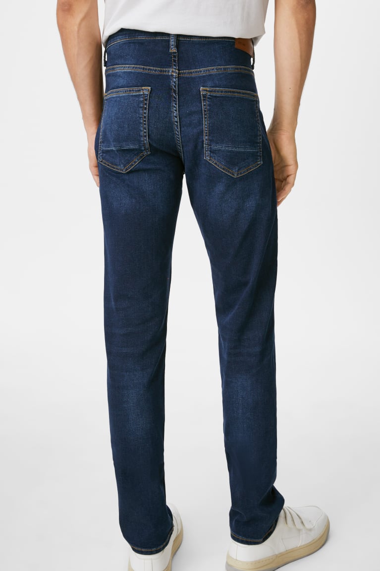 Jeans C&A Slim Flex Jog Denim Azules Azules Oscuro | GWRZUL-097