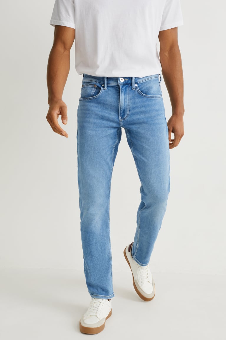 Jeans C&A Slim Flex Jog Denim With Organic Algodon Azules Azules Claro | BDFITY-852