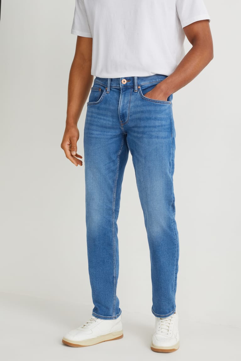 Jeans C&A Slim Flex Jog Denim With Organic Algodon Azules | VLPEAZ-396