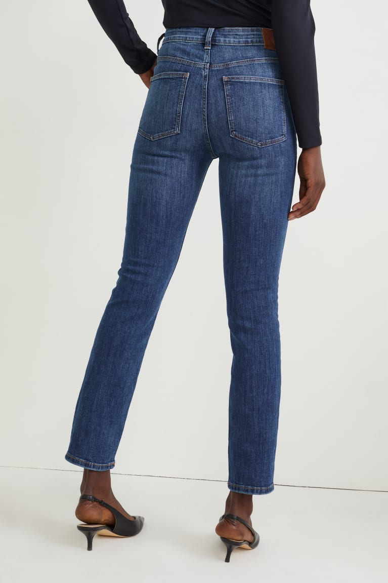 Jeans C&A Slim High Cintura Azules | EMYFNW-385