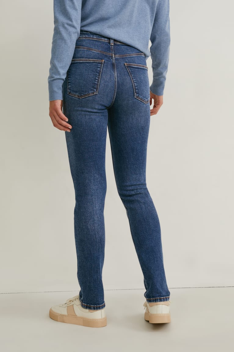 Jeans C&A Slim High Cintura Lycra® Recycled Azules | WYRAQH-807