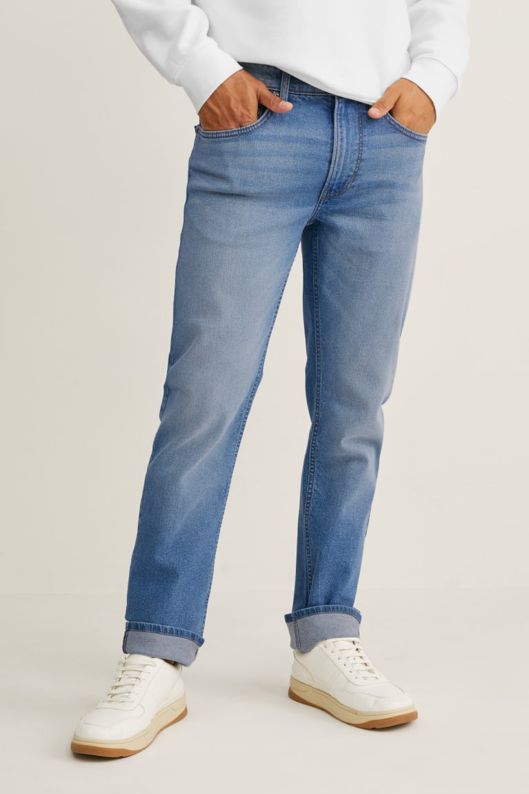 Jeans C&A Slim Lycra® Azules Azules Claro | JZSECG-295