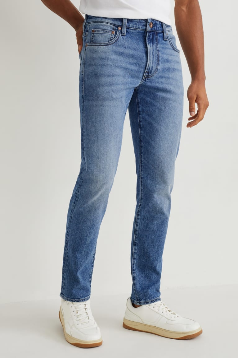 Jeans C&A Slim Lycra® Azules Azules Claro | SNRHVP-417