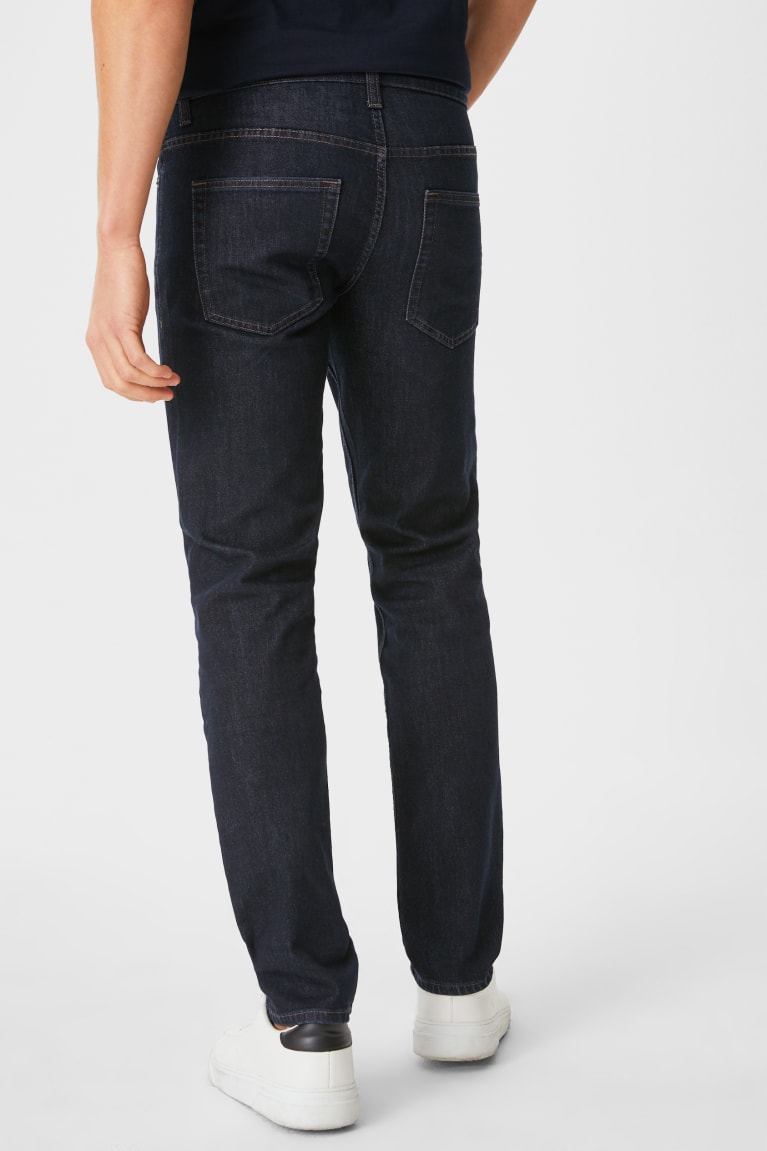 Jeans C&A Slim Lycra® Azules Azules Oscuro | KHBLTR-374