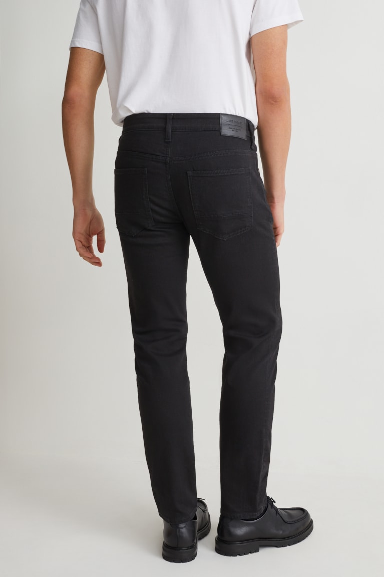 Jeans C&A Slim Lycra® With Recycled Algodon Negras | SKXGRO-465