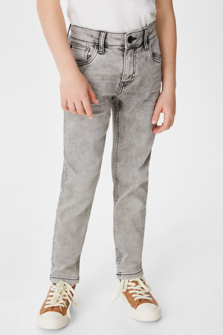 Jeans C&A Slim Organic Algodon Gris | CPNLJM-750