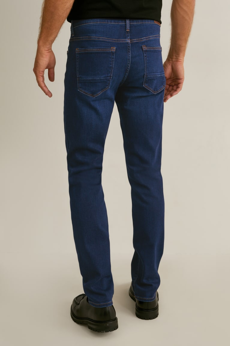 Jeans C&A Slim Recycled Azules Azules Oscuro | OHRQUA-849