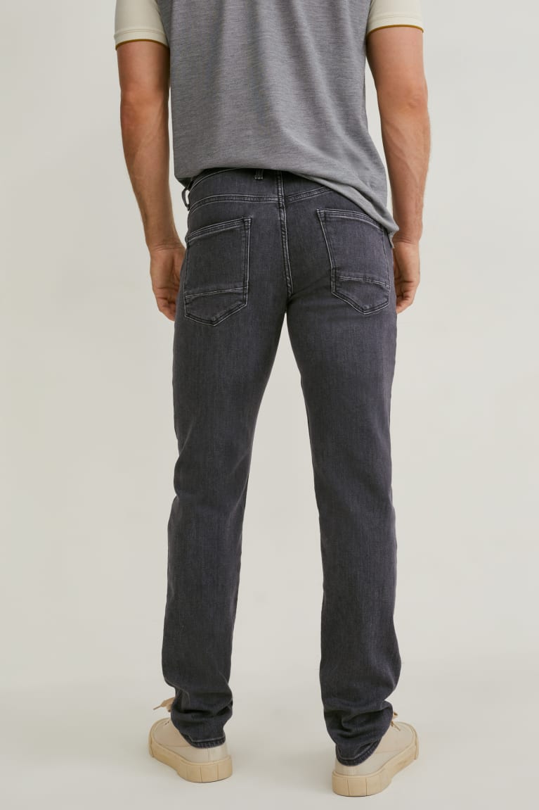 Jeans C&A Slim Recycled Azules Gris Oscuro | RUEYZS-509