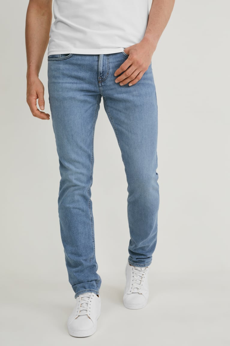 Jeans C&A Slim With Hemp Fibres Lycra® Azules | WUCVHX-321