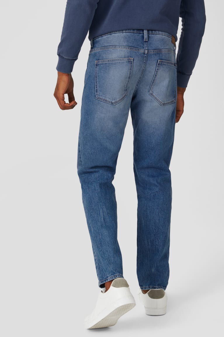 Jeans C&A Tapered Azules | EYJIBK-610