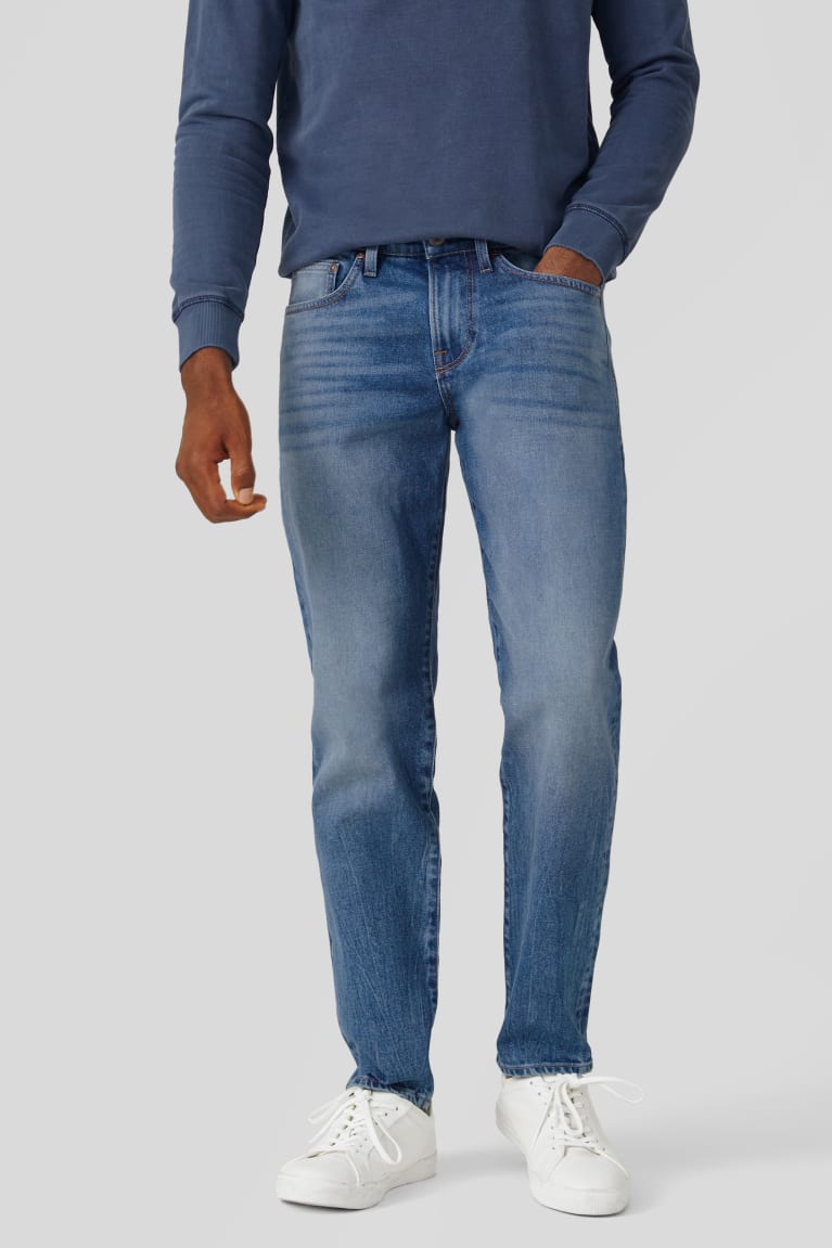 Jeans C&A Tapered Azules | EYJIBK-610