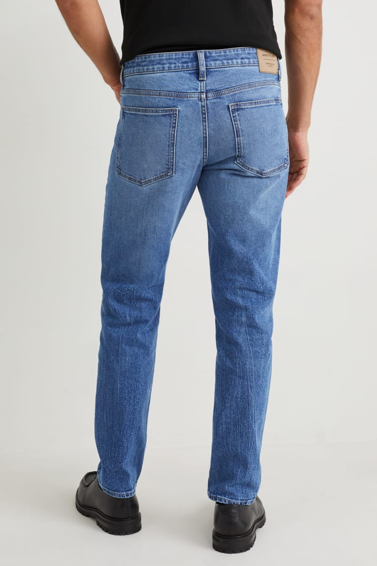 Jeans C&A Tapered Lycra® Azules | KAOHXG-712