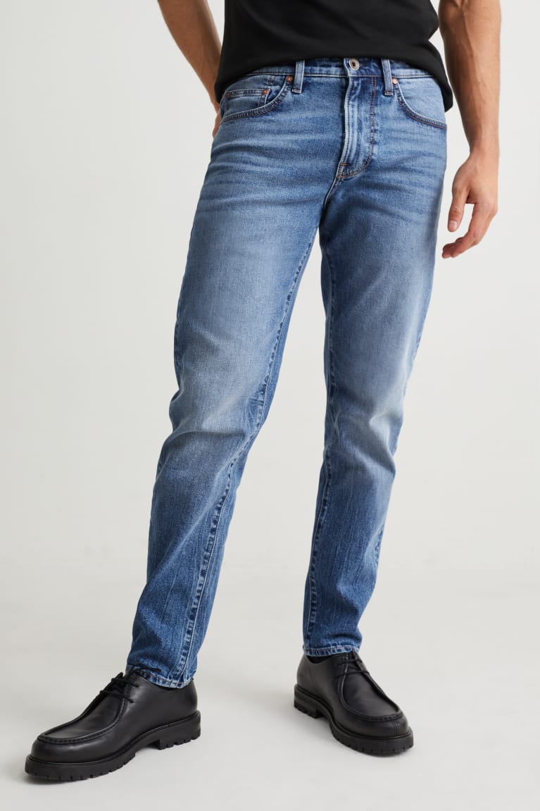 Jeans C&A Tapered Lycra® Azules | KAOHXG-712