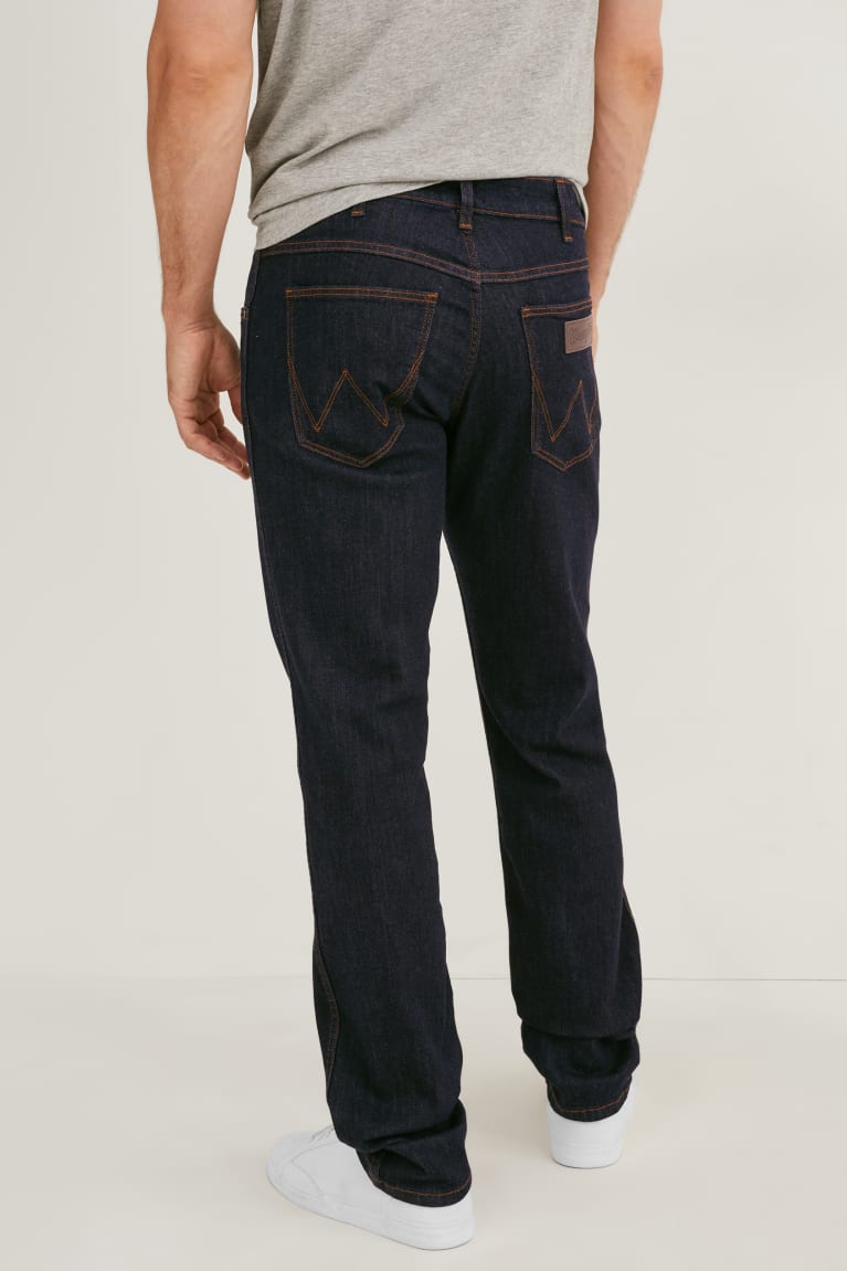 Jeans C&A Wrangler Directo Azules Azules Oscuro | NOXVJR-321