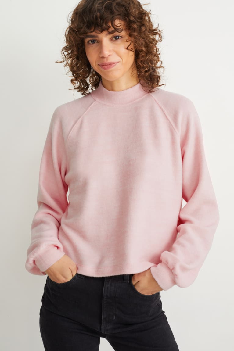 Jerséis C&A Fleece Lenzing™ Ecovero™ Rosas | ZJRQEV-678