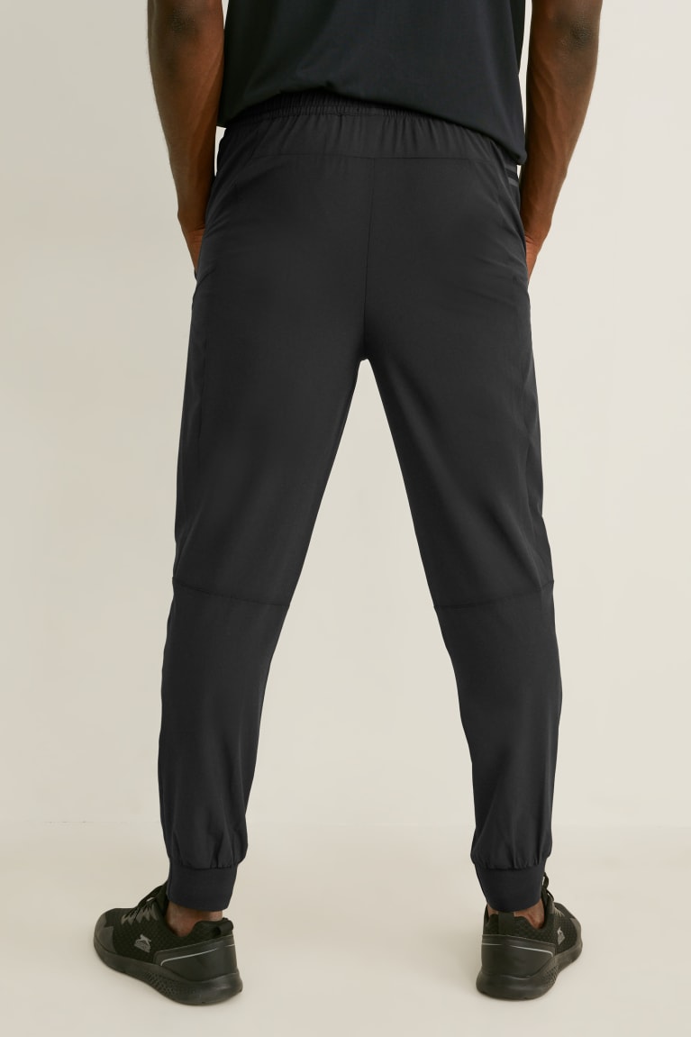 Pantalones C&A Active Joggers Flex 4 Way Stretch Negras | CIFVOY-953