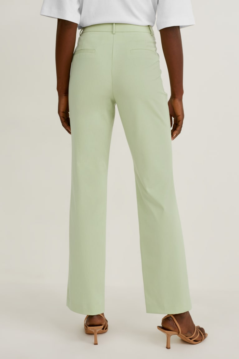 Pantalones C&A Business Directo Fit Verde Menta Verde | ZXHGKS-756