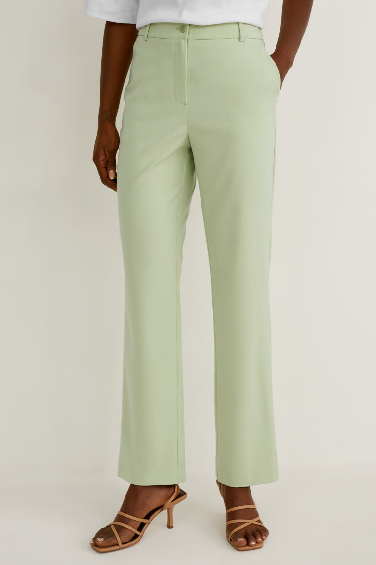 Pantalones C&A Business Directo Fit Verde Menta Verde | ZXHGKS-756