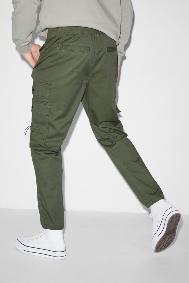 Pantalones C&A Cargo Slim Fit Verde | VZPHBS-087