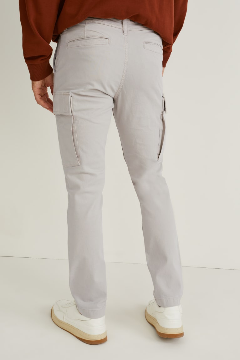 Pantalones C&A Cargo Tapered Fit Cradle To Cradle Certified® Gold Beige | NXYQBL-153