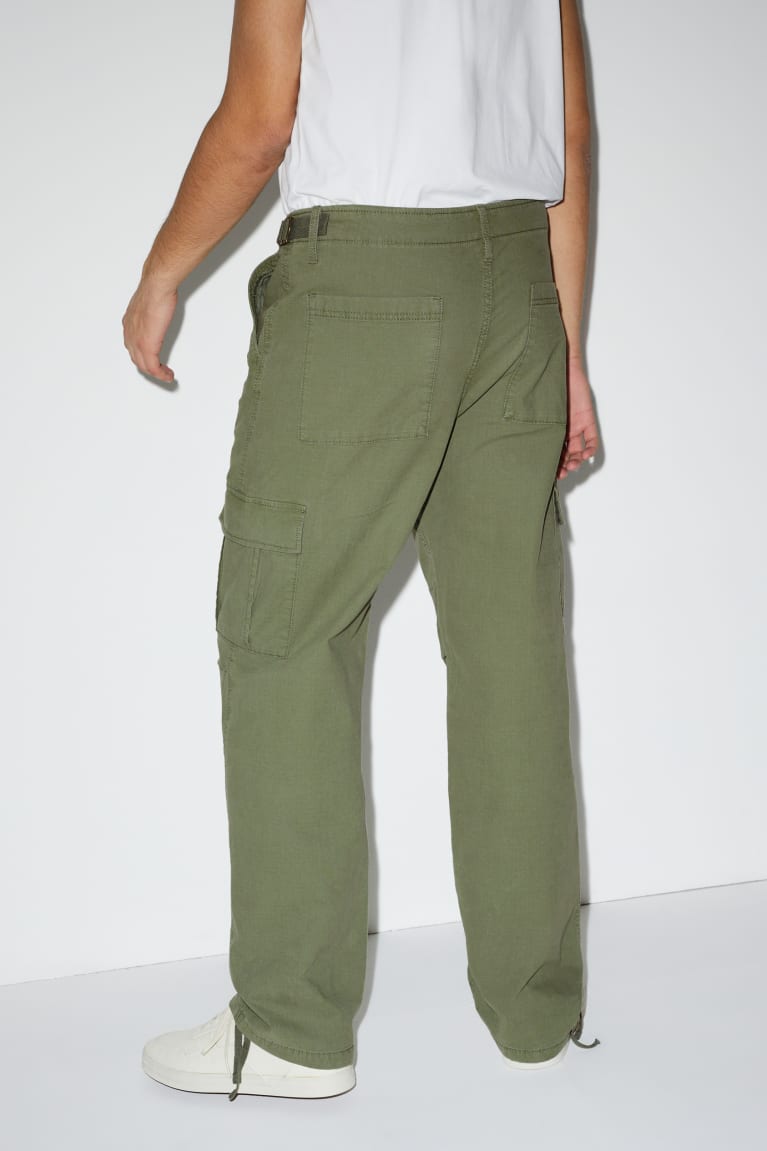 Pantalones C&A Cargo Verde | UOTXKM-240