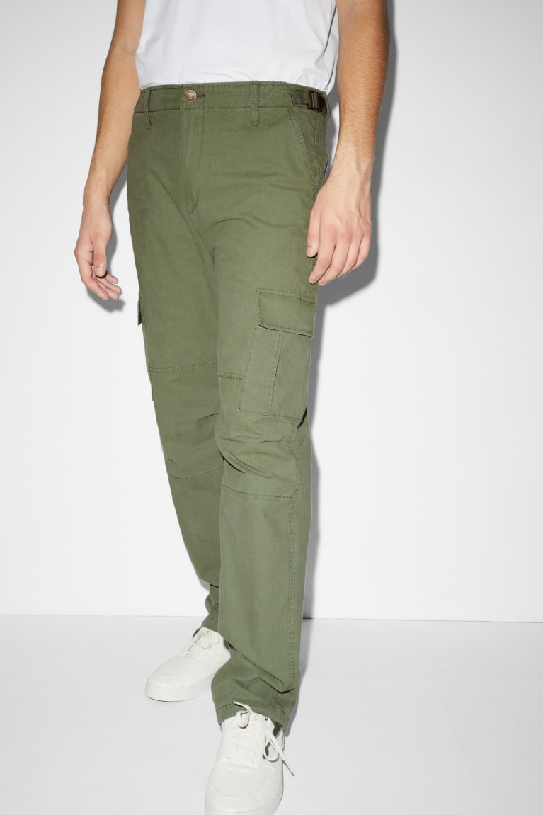 Pantalones C&A Cargo Verde | UOTXKM-240