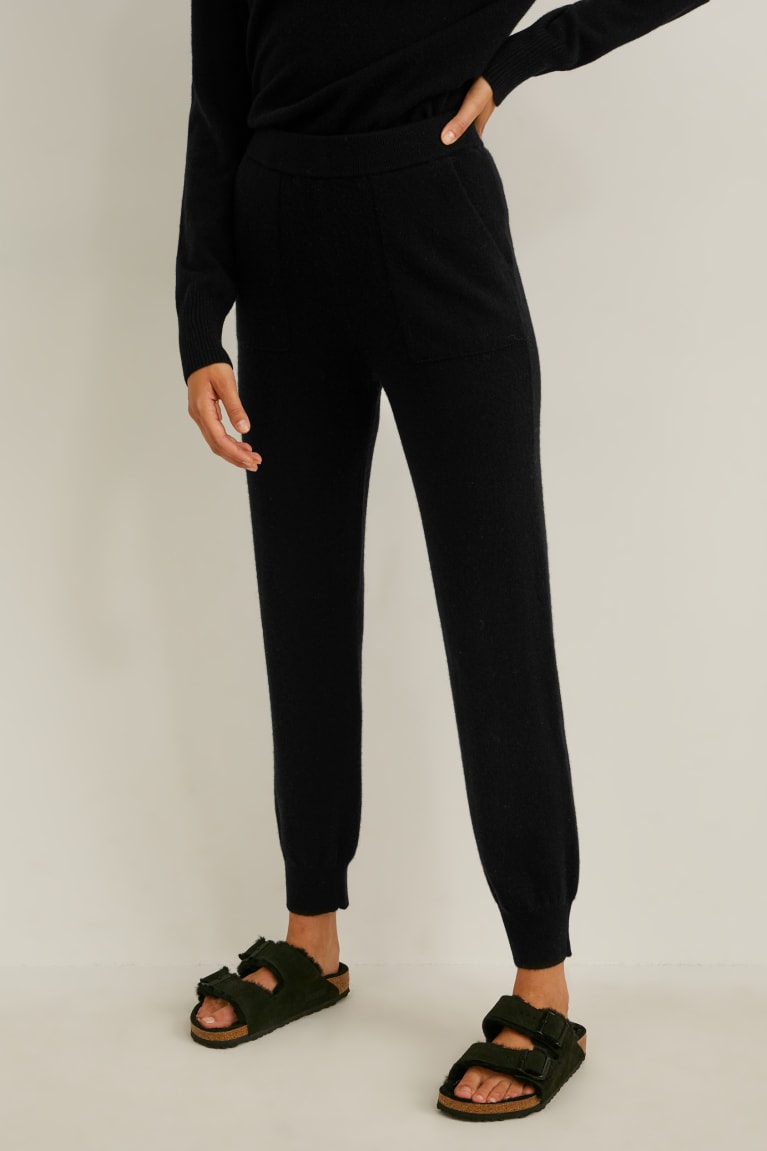 Pantalones C&A Cashmere Negras | HEGYBM-528