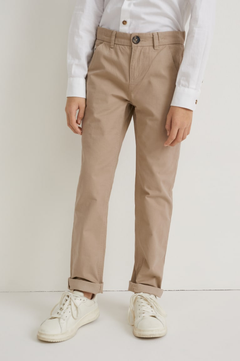 Pantalones C&A Chinos Beige | DJLMTA-942