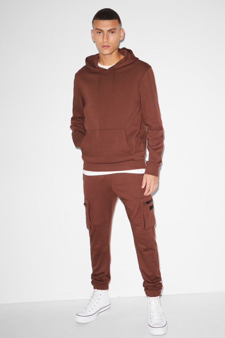 Pantalones C&A Clockhouse Cargo Joggers Marrones | IJBHZA-764