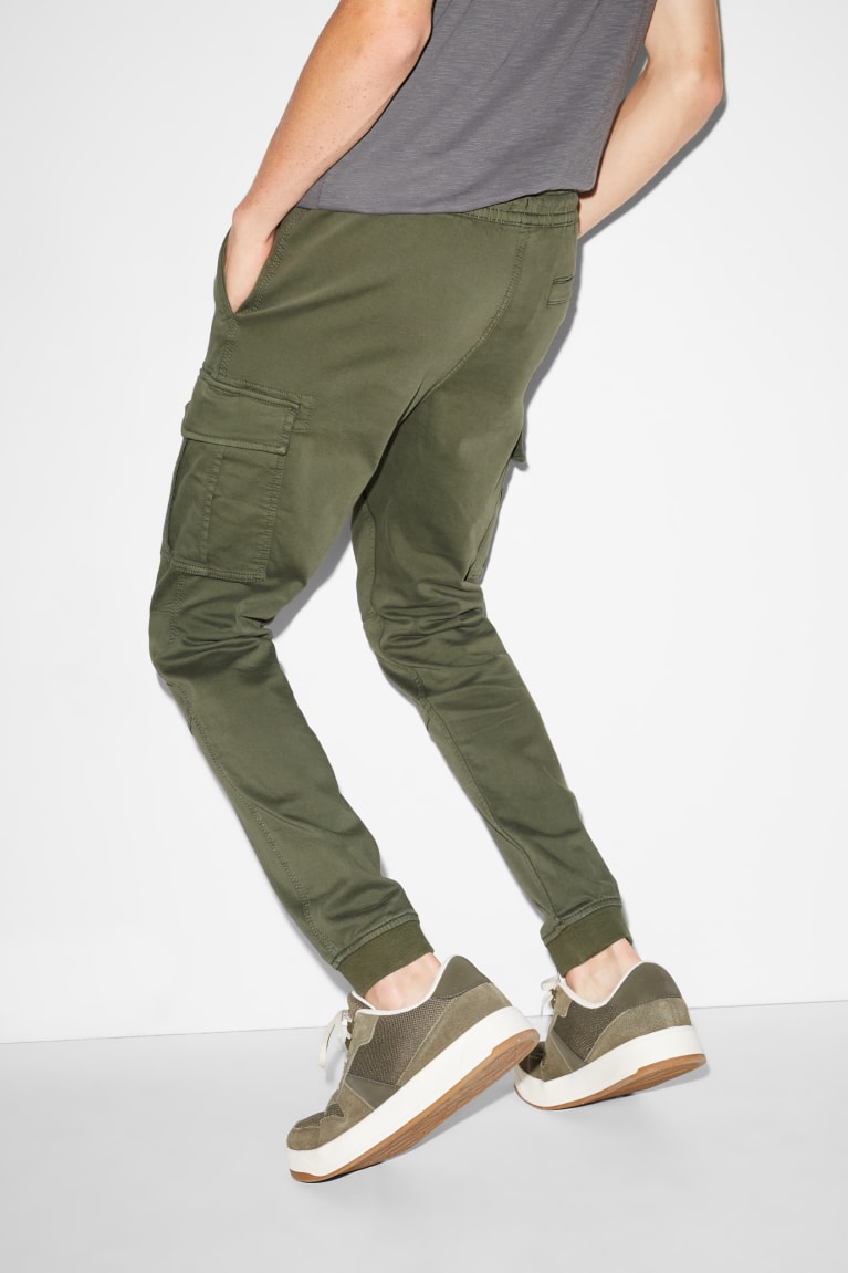 Pantalones C&A Clockhouse Cargo Verde Oscuro | FJIXRL-207