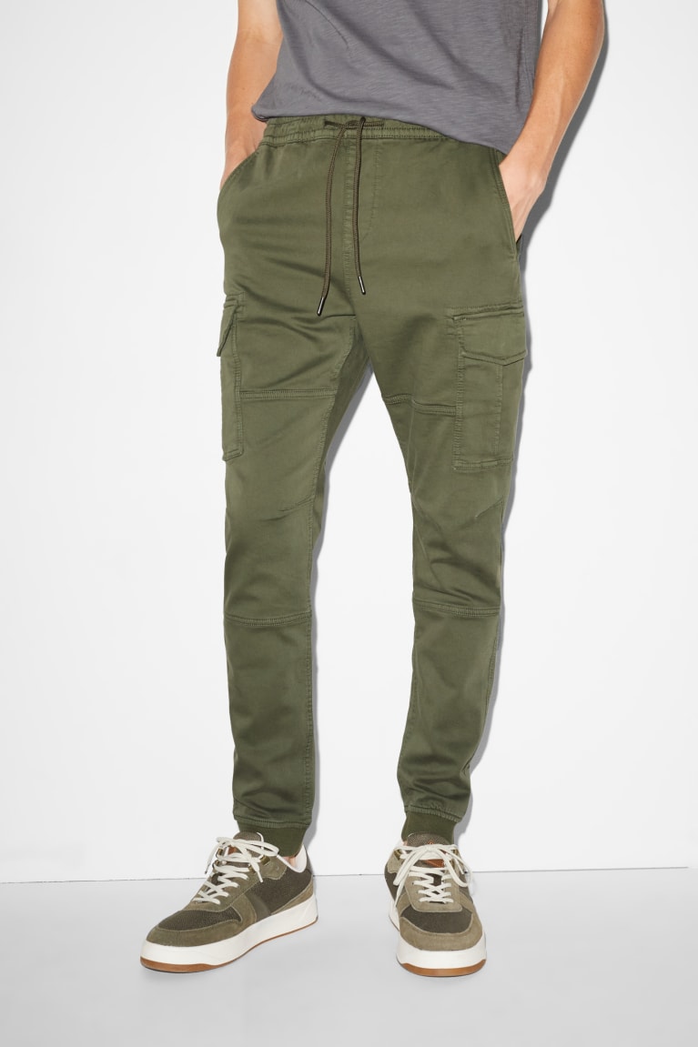 Pantalones C&A Clockhouse Cargo Verde Oscuro | FJIXRL-207