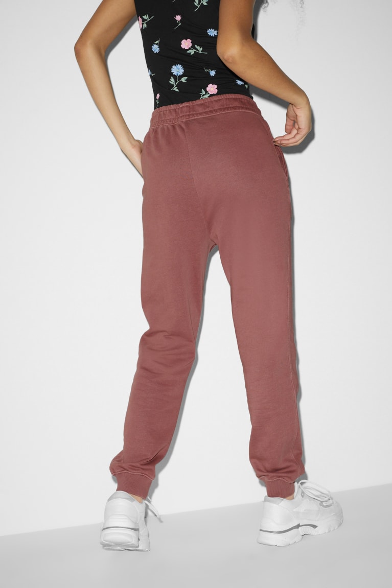 Pantalones C&A Clockhouse Joggers Burdeos | RUWGPM-260