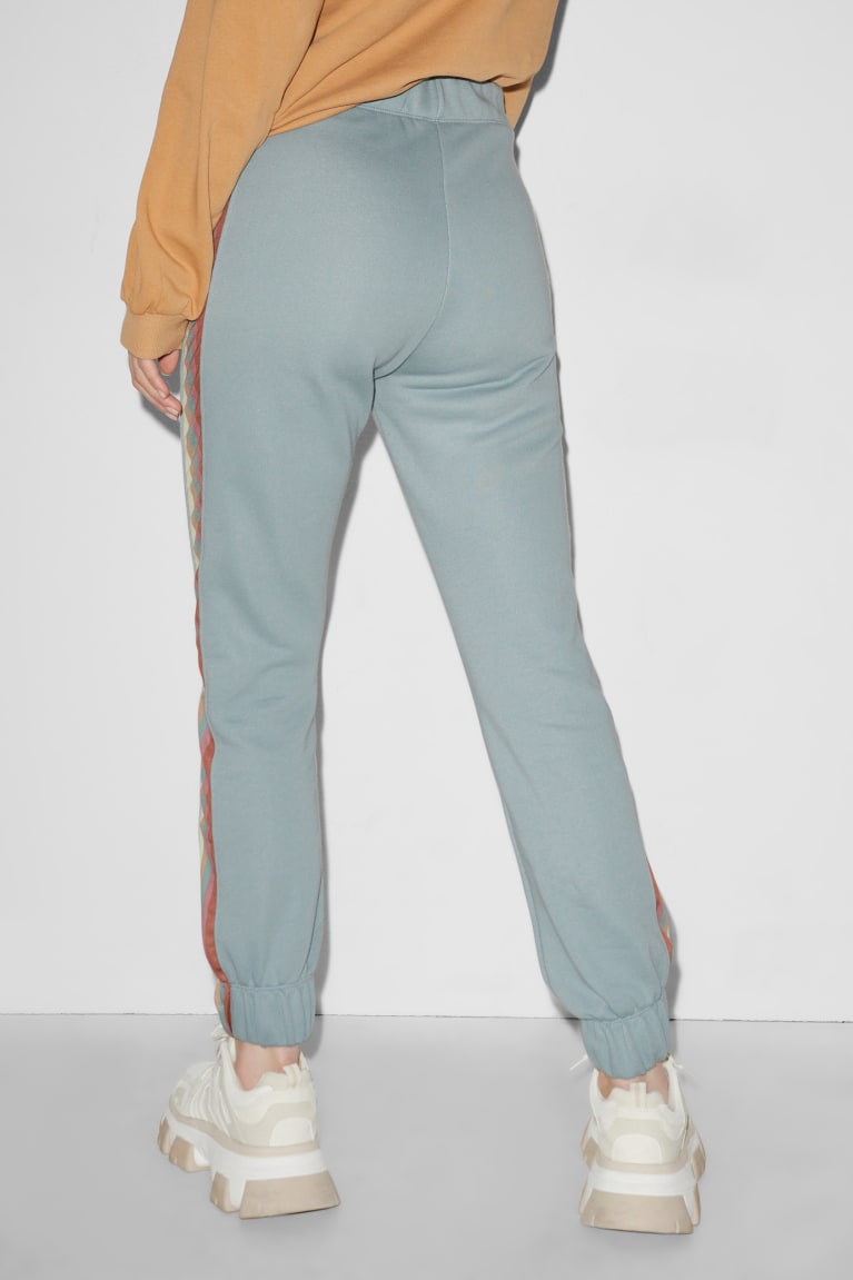 Pantalones C&A Clockhouse Joggers Turquesa Claro | XILKTB-065