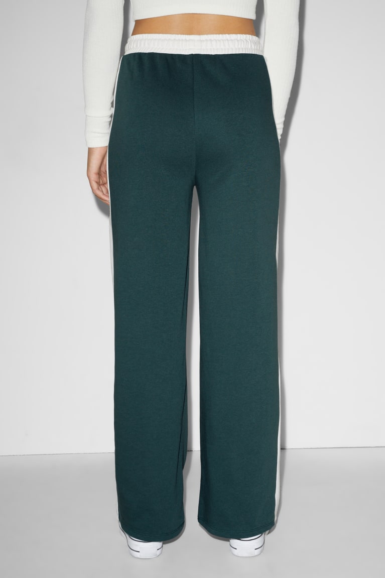 Pantalones C&A Clockhouse Joggers Verde Oscuro | WEMDLX-123