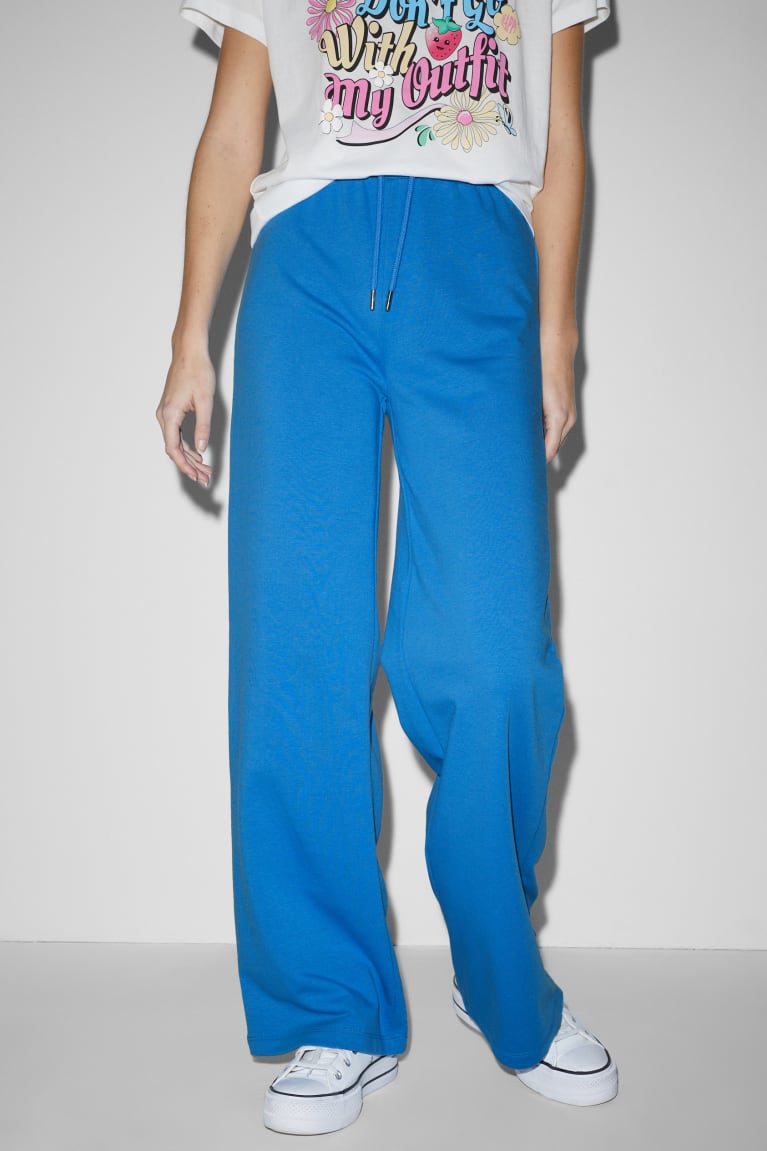 Pantalones C&A Clockhouse Joggers With Recycled Polyester Azules | GEHPZQ-287