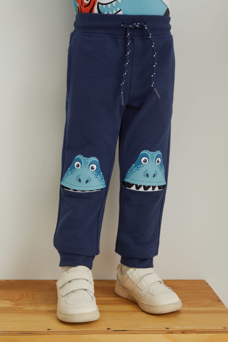 Pantalones C&A Dinosaur Joggers Azules Oscuro | URWELJ-794