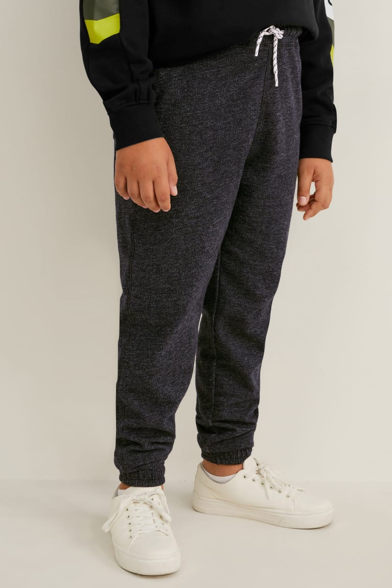 Pantalones C&A Extended Sizes Multipack Of 2 Joggers Negras | NMWZTB-910