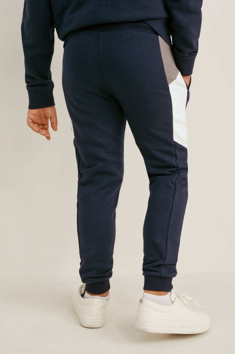 Pantalones C&A Extended Sizes Multipack Of 2 Joggers Azules Oscuro | UWBLXR-961