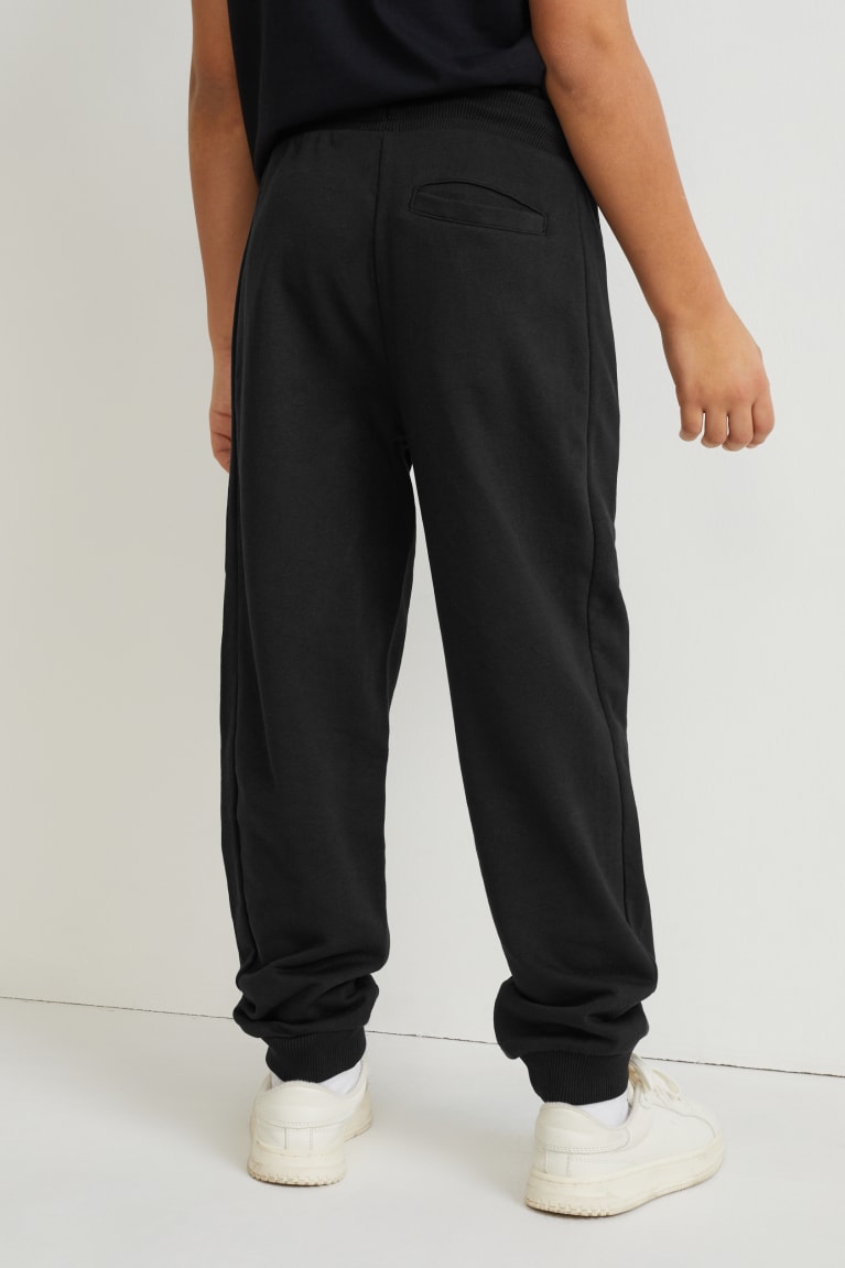 Pantalones C&A Joggers Augmented Reality Motif Negras | PWJTQR-759