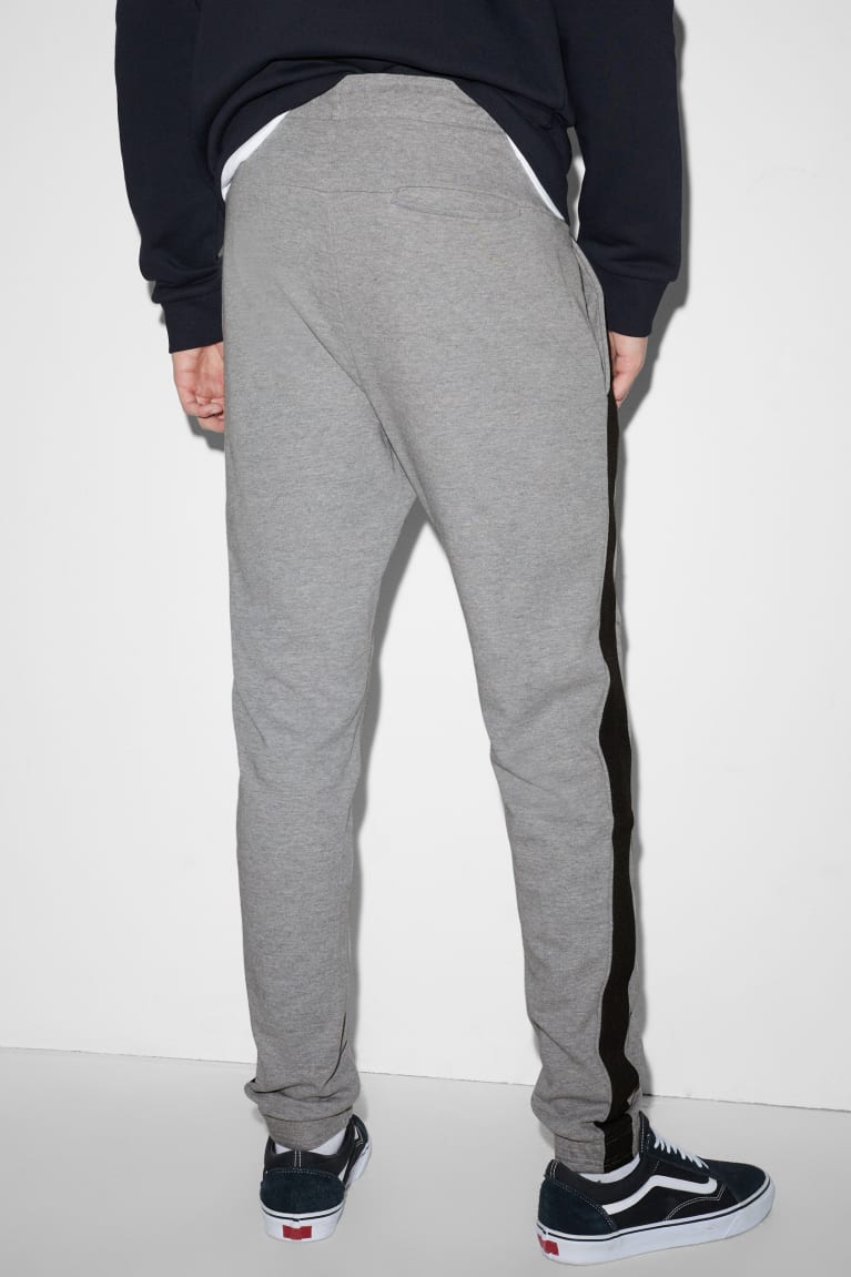 Pantalones C&A Joggers Gris | HTFOCJ-278