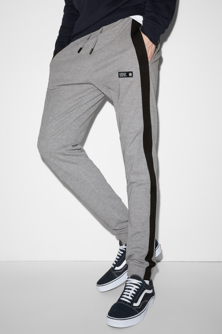 Pantalones C&A Joggers Gris | HTFOCJ-278