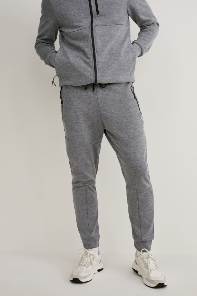 Pantalones C&A Joggers Gris | IUVPOL-381