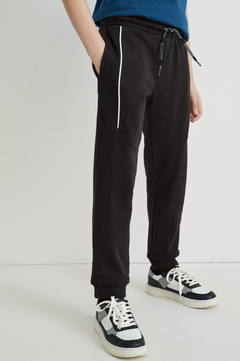 Pantalones C&A Joggers Negras | APEZBV-694