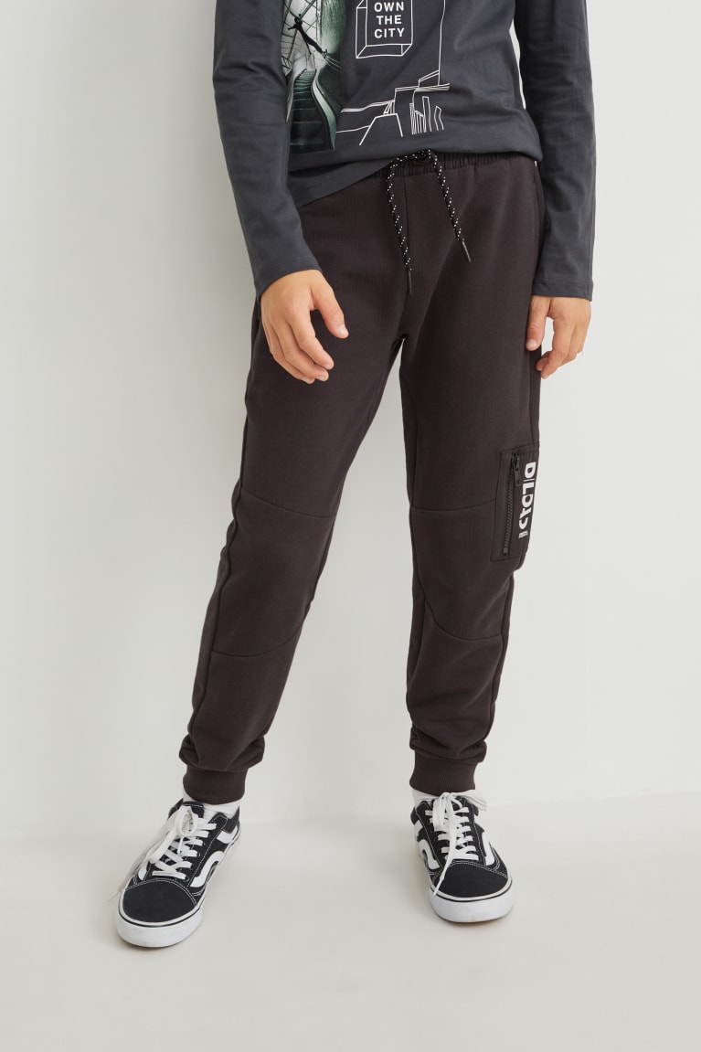 Pantalones C&A Joggers Negras | HLBTUY-196