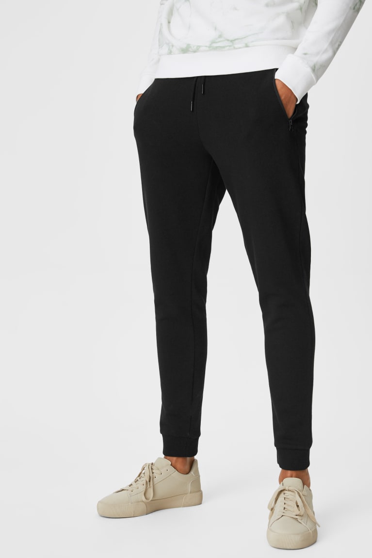 Pantalones C&A Joggers Negras | LOICPZ-069