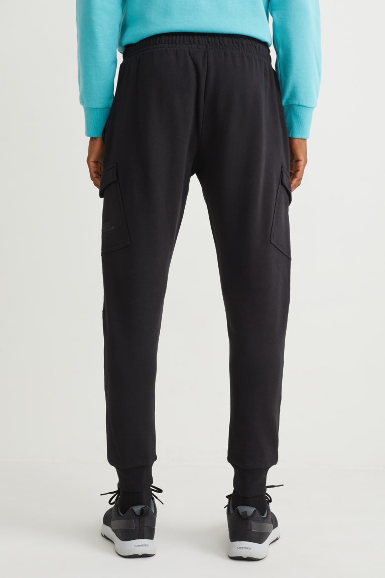 Pantalones C&A Joggers Negras | XHEMLW-512