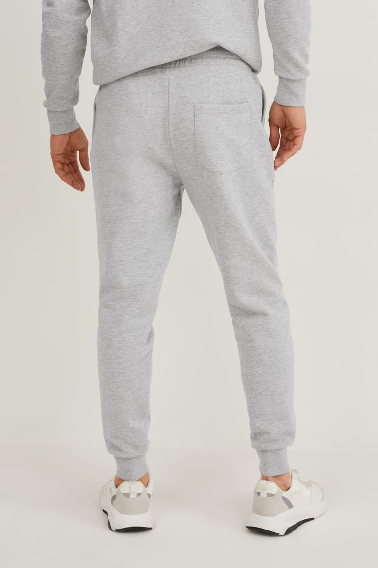 Pantalones C&A Joggers Organic Algodon Gris Claro | SRCBMI-754