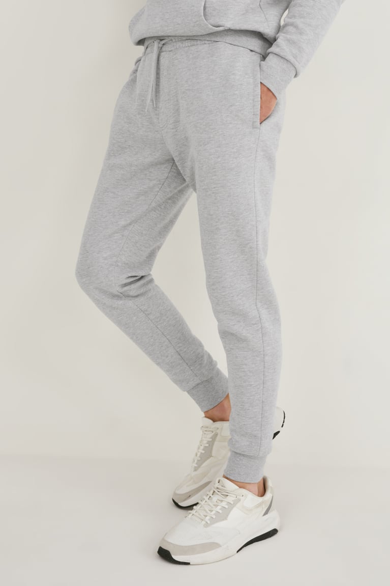 Pantalones C&A Joggers Organic Algodon Gris Claro | SRCBMI-754